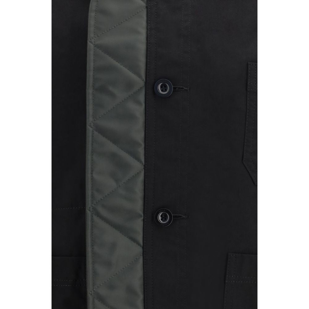Sacai Black Nylon Men's Bomber
