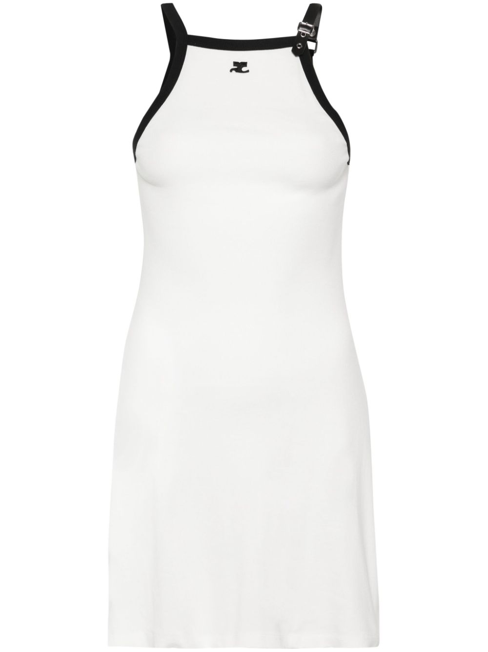 Courreges Pre Women's Buckle Contrast Short Dress