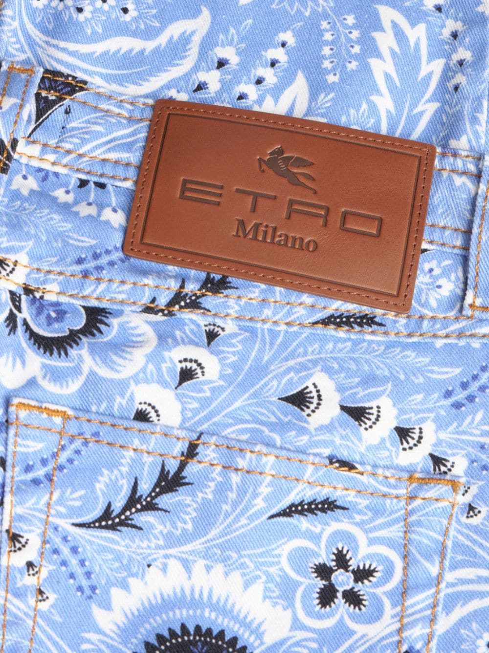 Etro Women's Bandana-Print Skinny Jeans