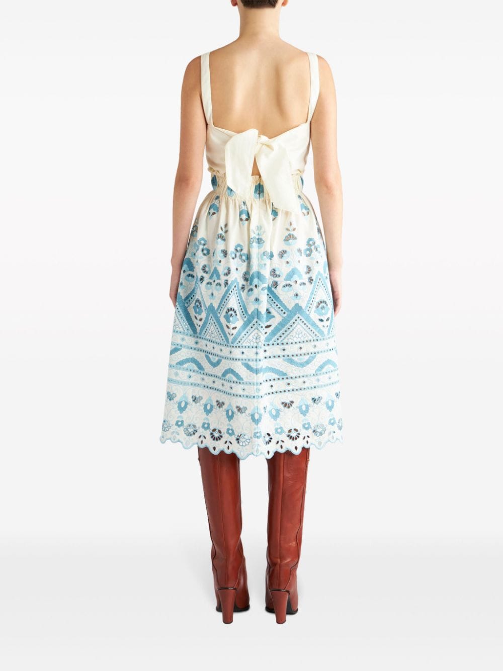 Etro Women's Broderie Anglaise Flared Dress