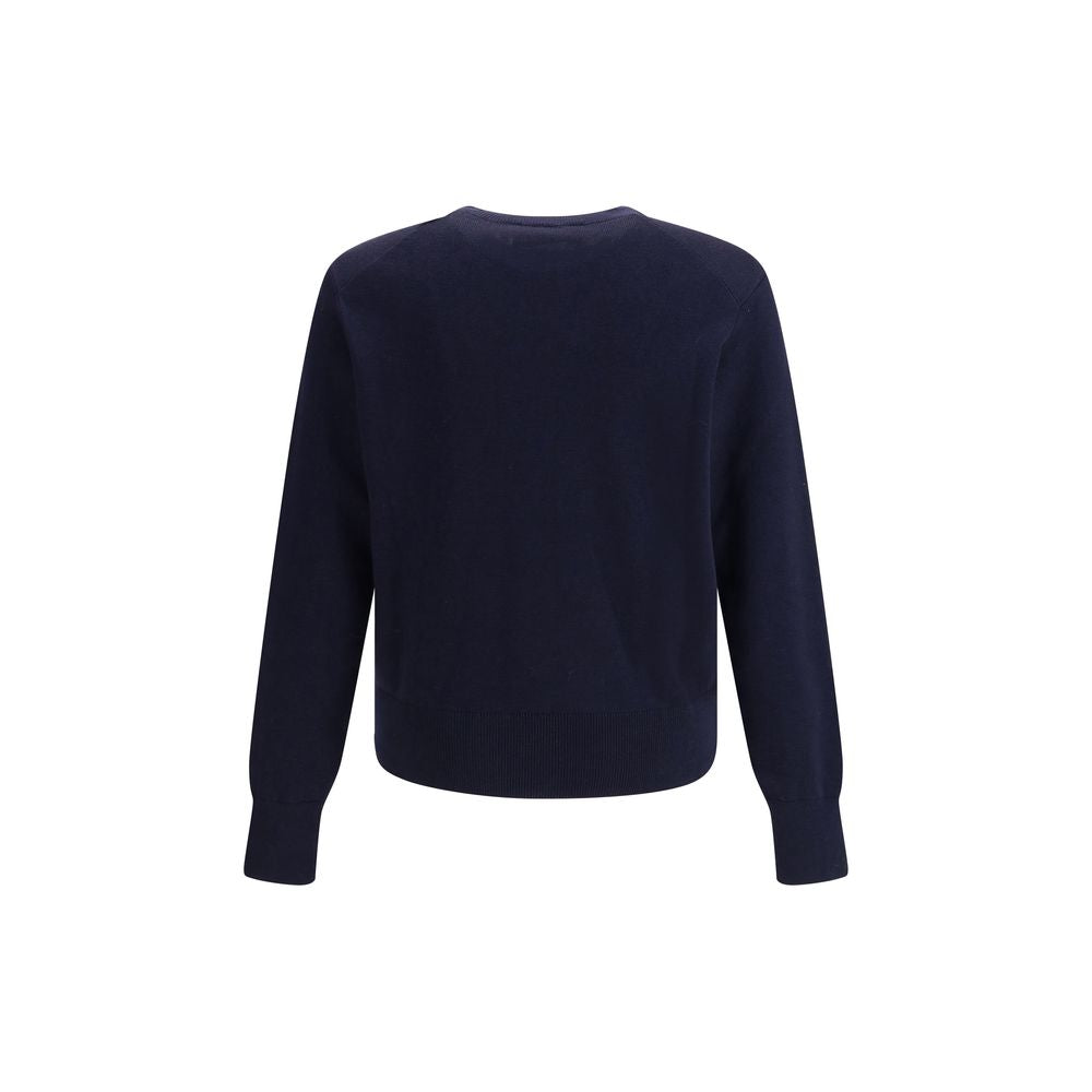 Ami Paris Blue Wool Oves Aries Men's Sweatshirt
