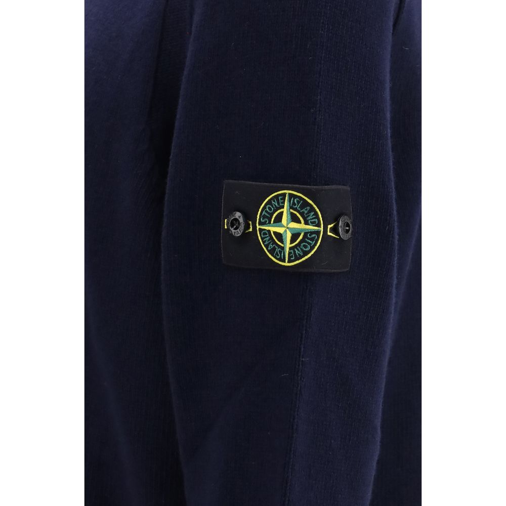 Stone Island Black Cotton Men's Sweatshirt