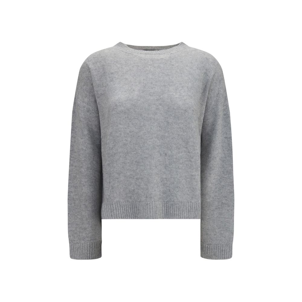 Fabiana Filippi Gray Cashmere Women's Sweatshirt