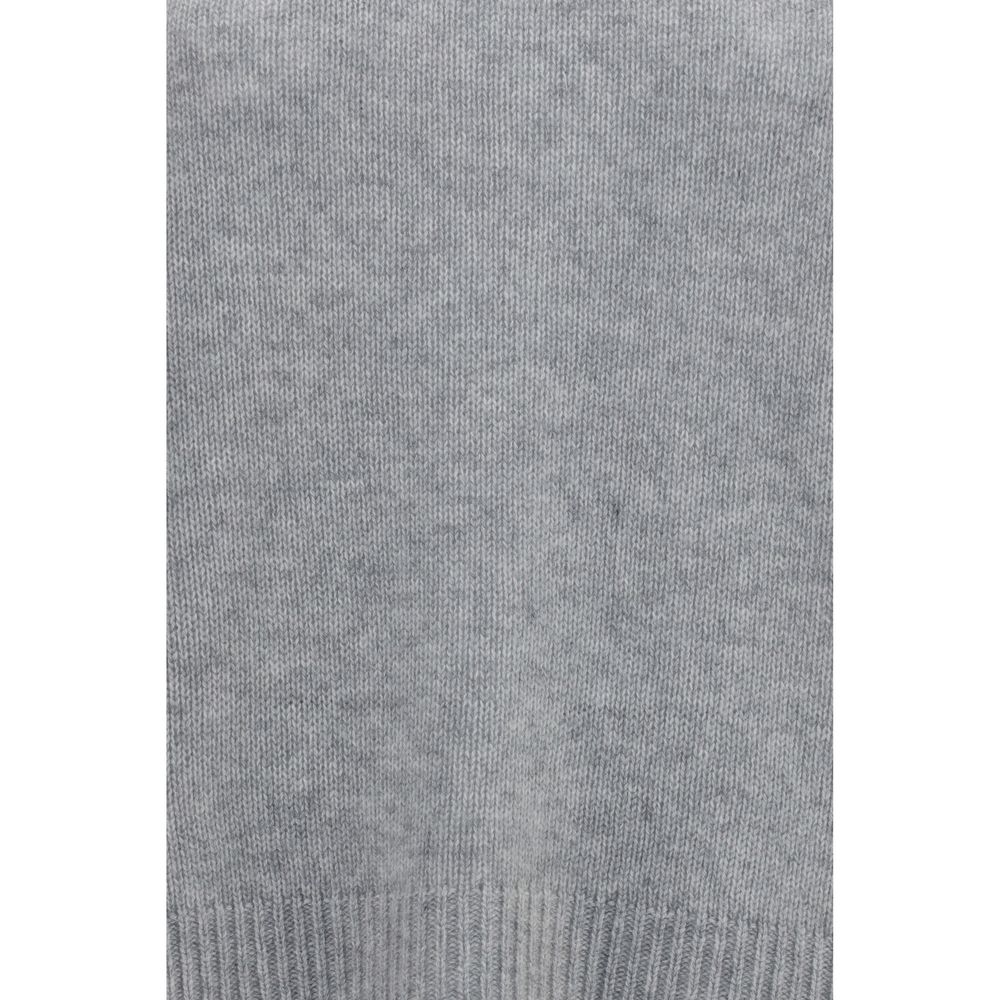 Fabiana Filippi Gray Cashmere Women's Sweatshirt