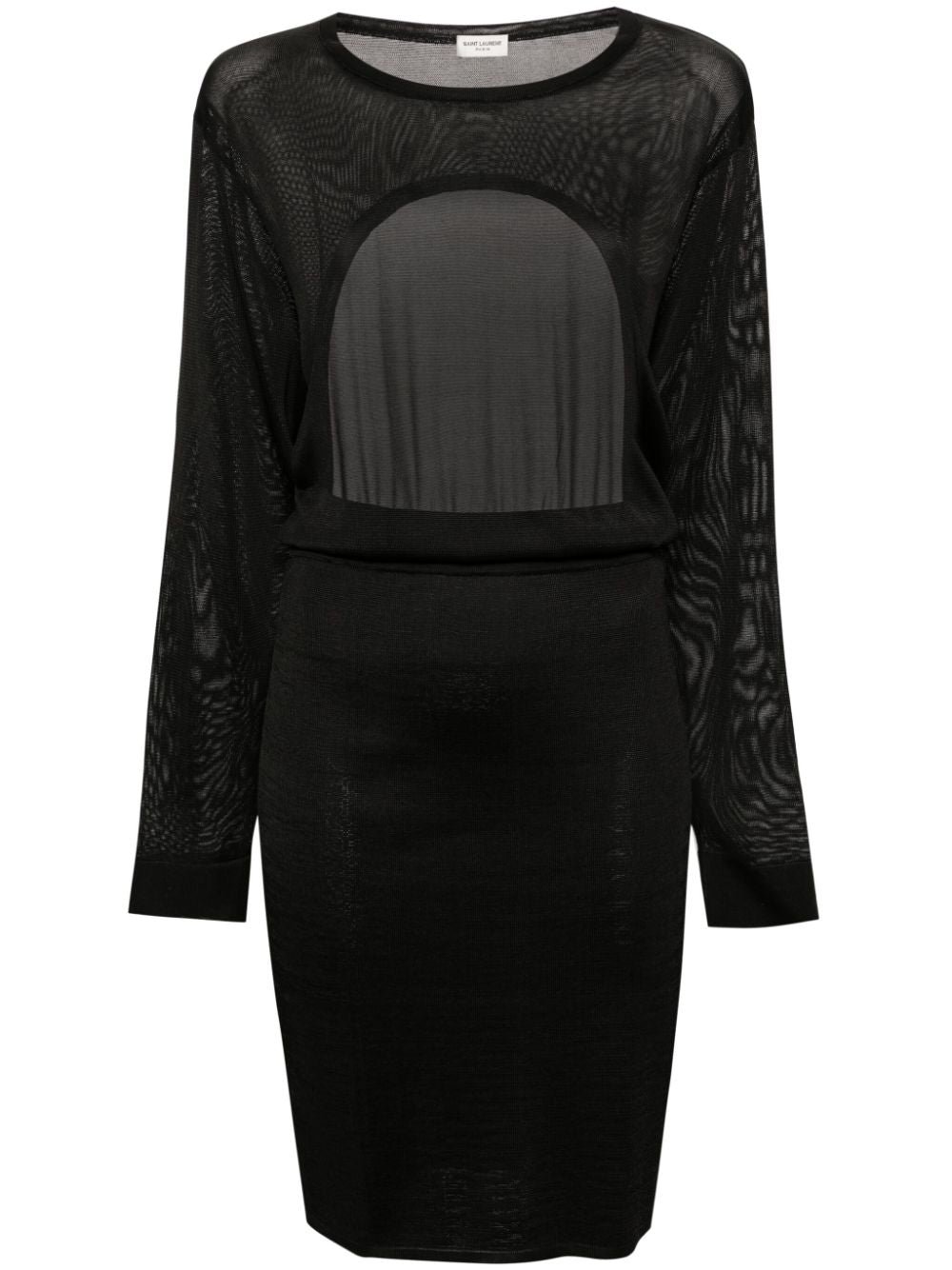 Saint Laurent Women's Open-Back Knitted Dress
