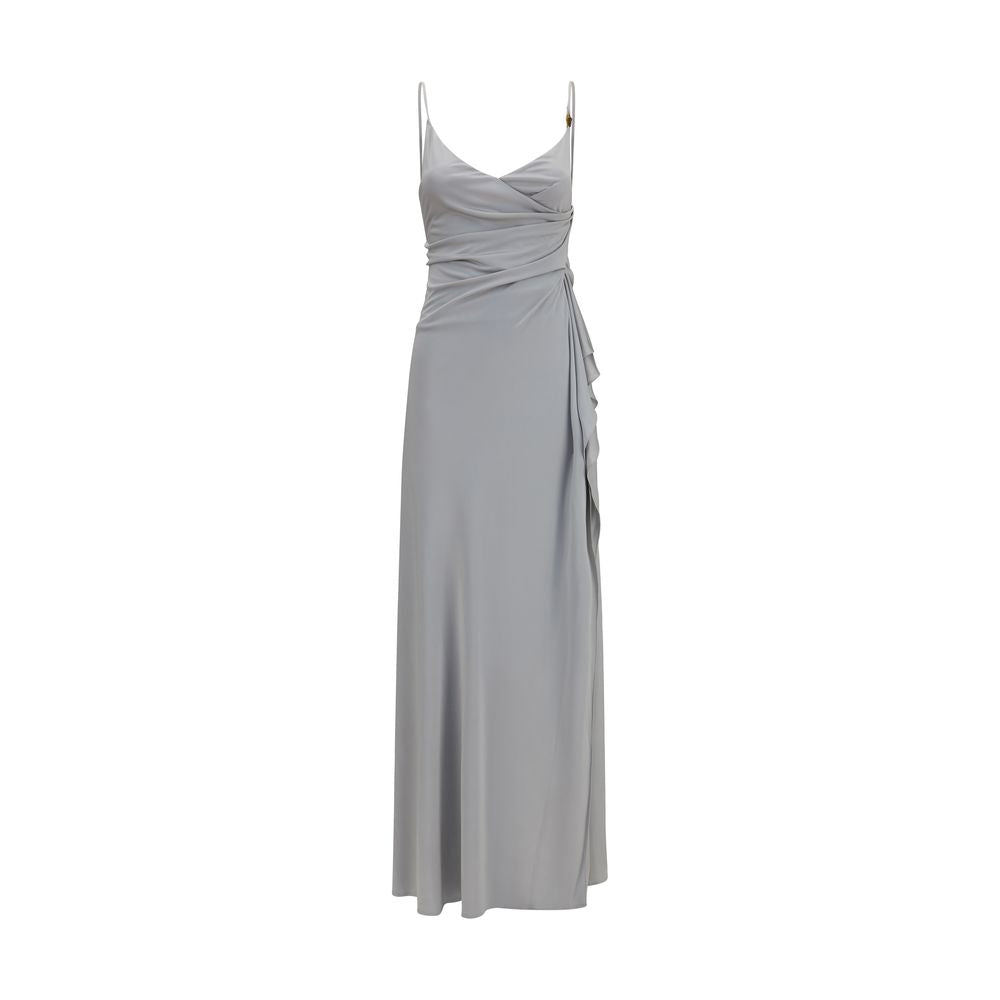 Versace Gray Viscose Casual Women's Dress