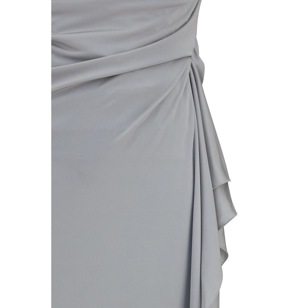 Versace Gray Viscose Casual Women's Dress