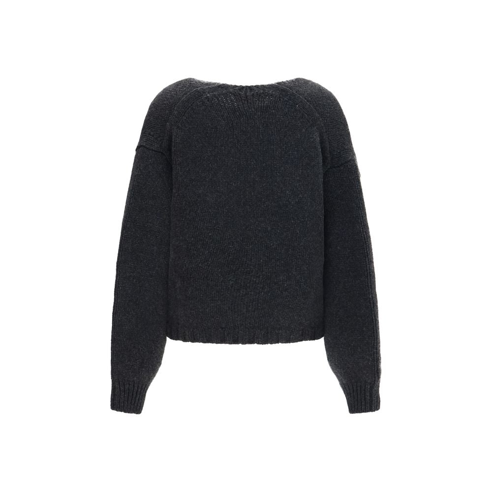 Khaite Gray Cashmere Women's Cardigan