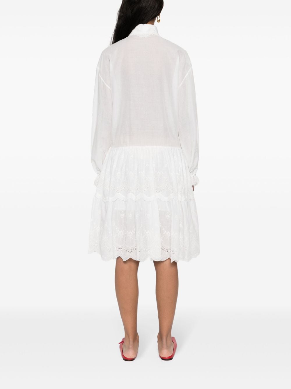 Ermanno Scervino Women's Embroidered Shirt Dress