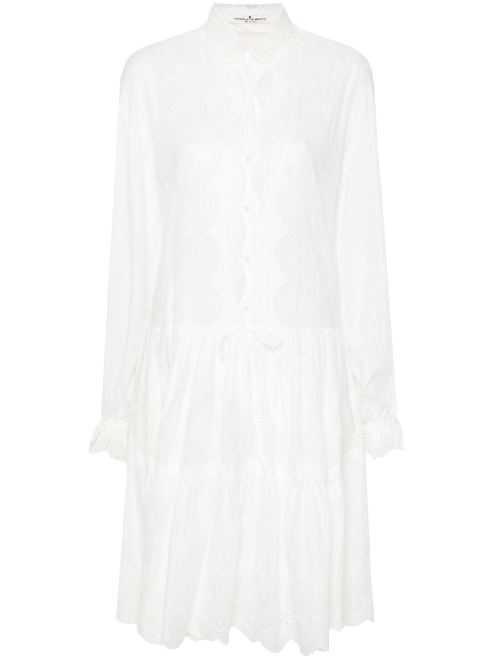 Ermanno Scervino Women's Embroidered Shirt Dress