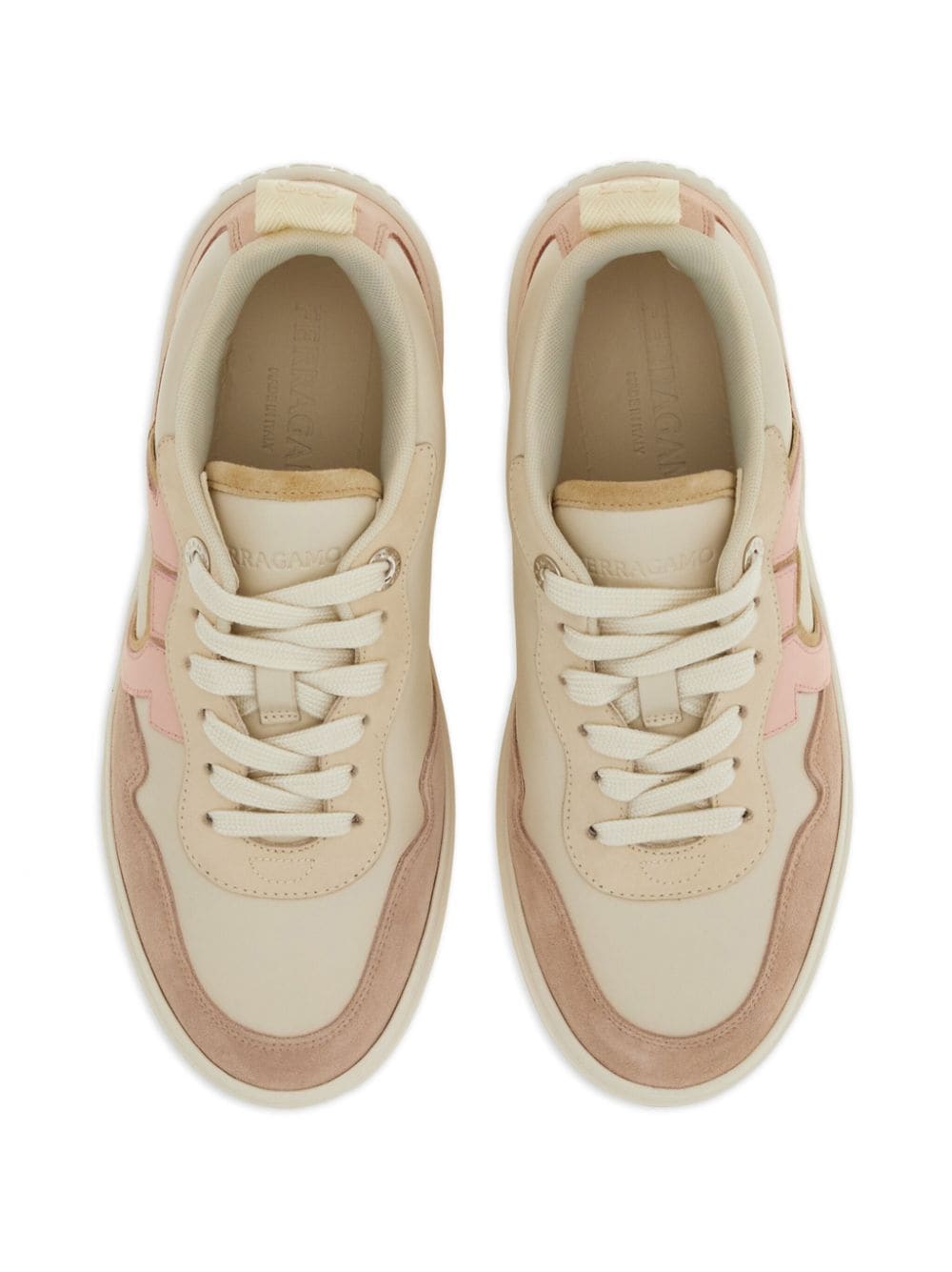 Ferragamo Women's Sneakers Powder