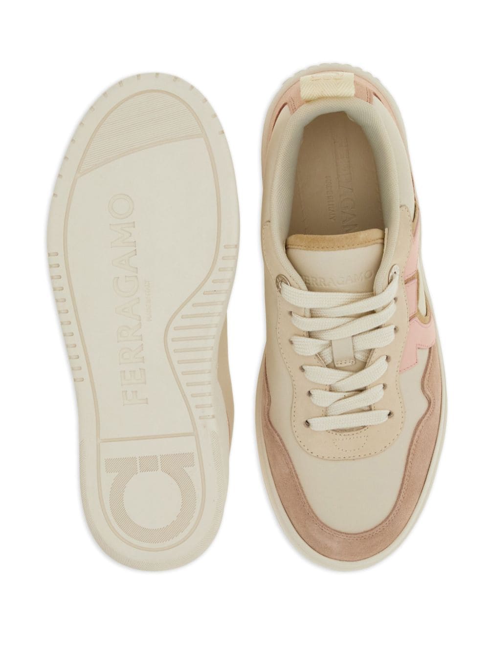 Ferragamo Women's Sneakers Powder