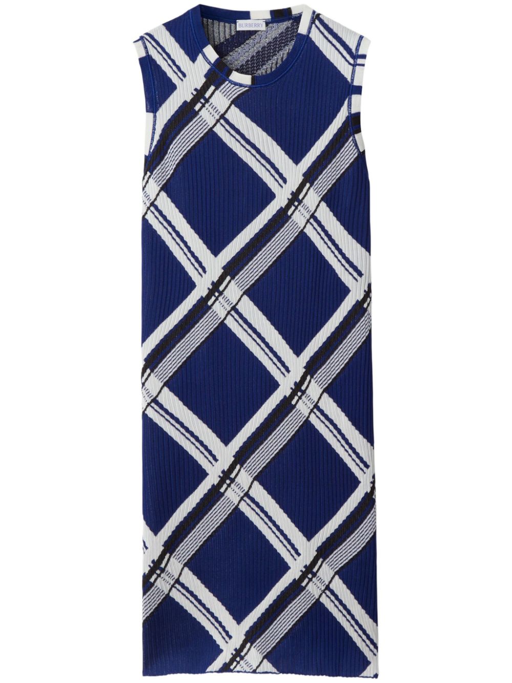 Burberry Women's Check-Print Silk Dress