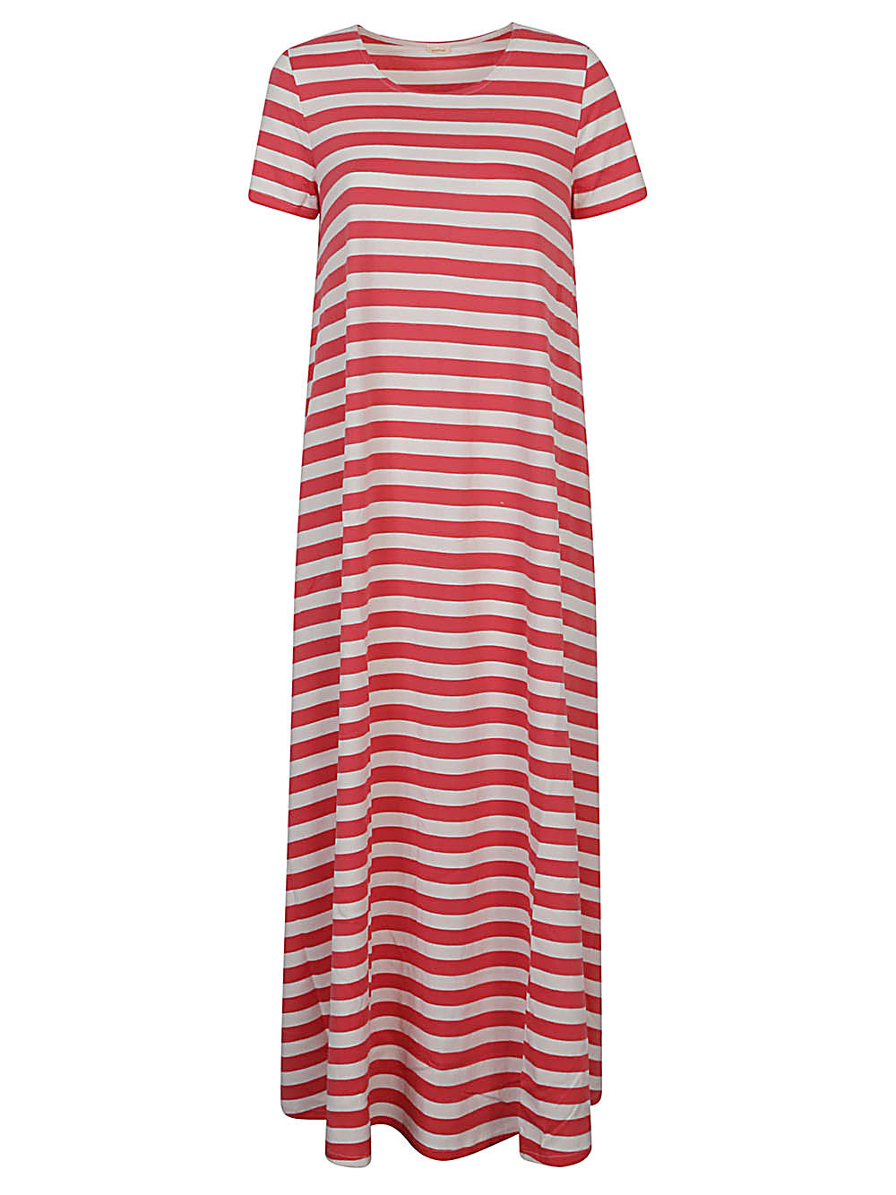 Apuntob Women's Striped Cotton Long Dress