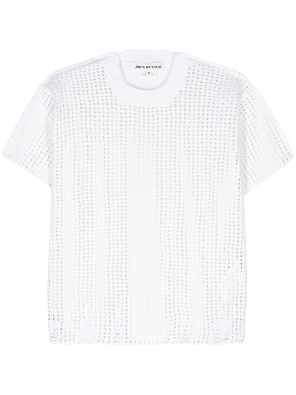 Junya Watanabe Women's Opne-Knit Crewneck T-Shirt