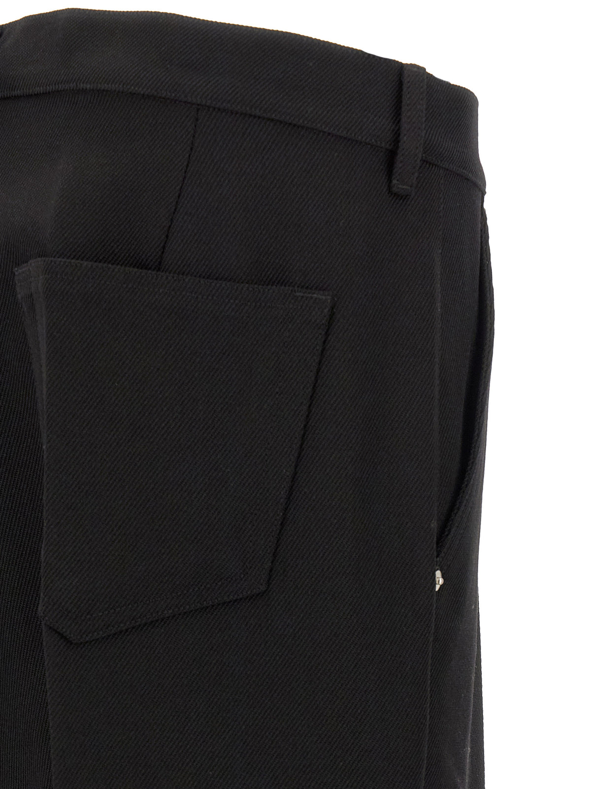 Rick Owens Black Cotton Casual Men's Pants