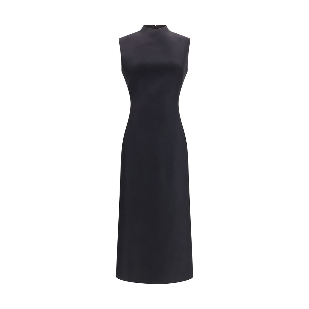 Maison Margiela Black Wool Oves Aries Casual Women's Dress