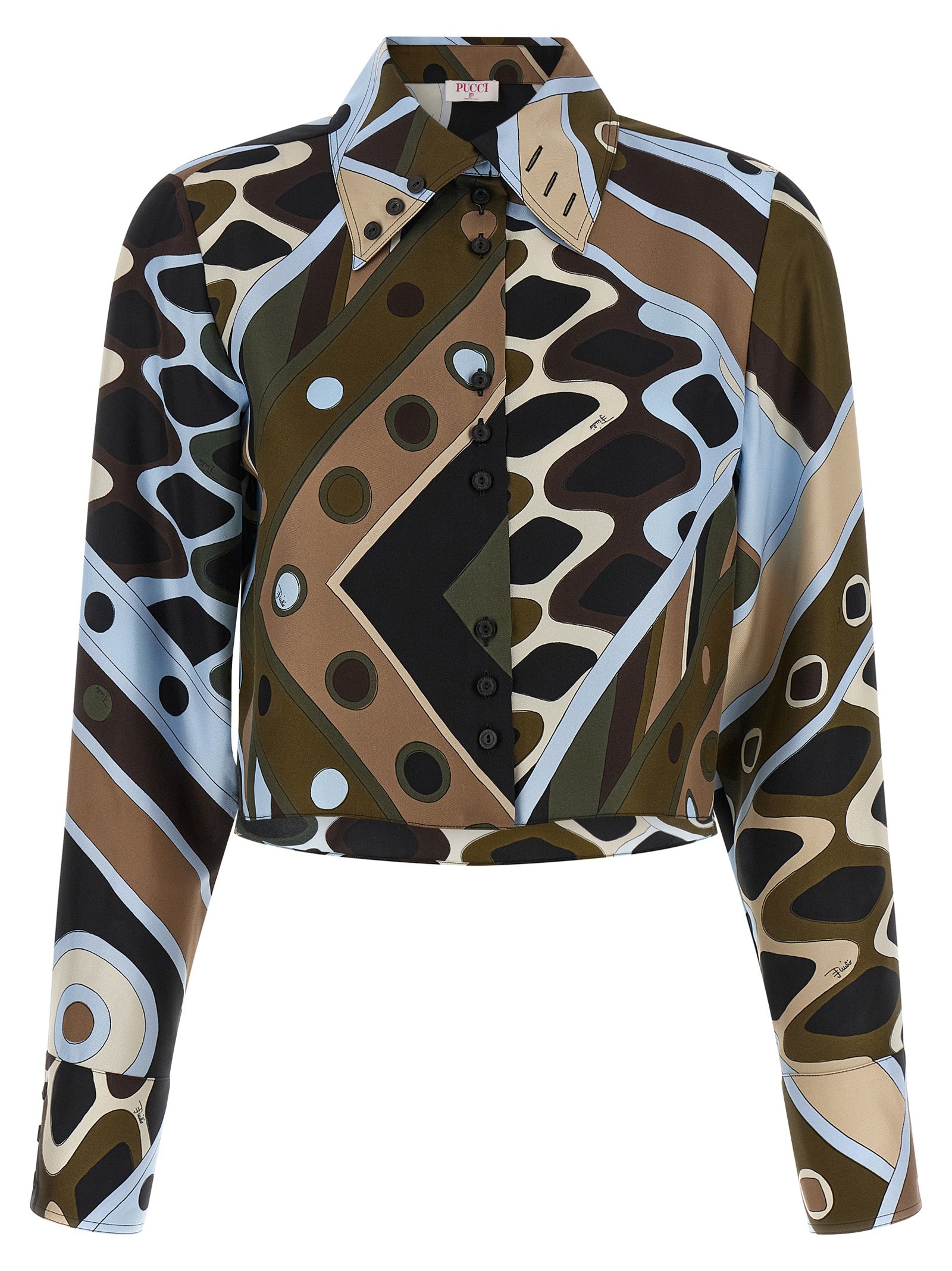 Emilio Pucci Multicolor Silk Women's Blouse