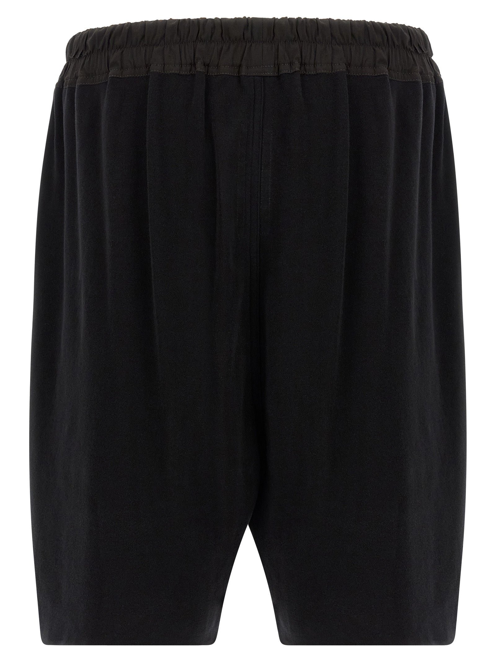 Rick Owens Black Cotton Bermuda Men's Shorts