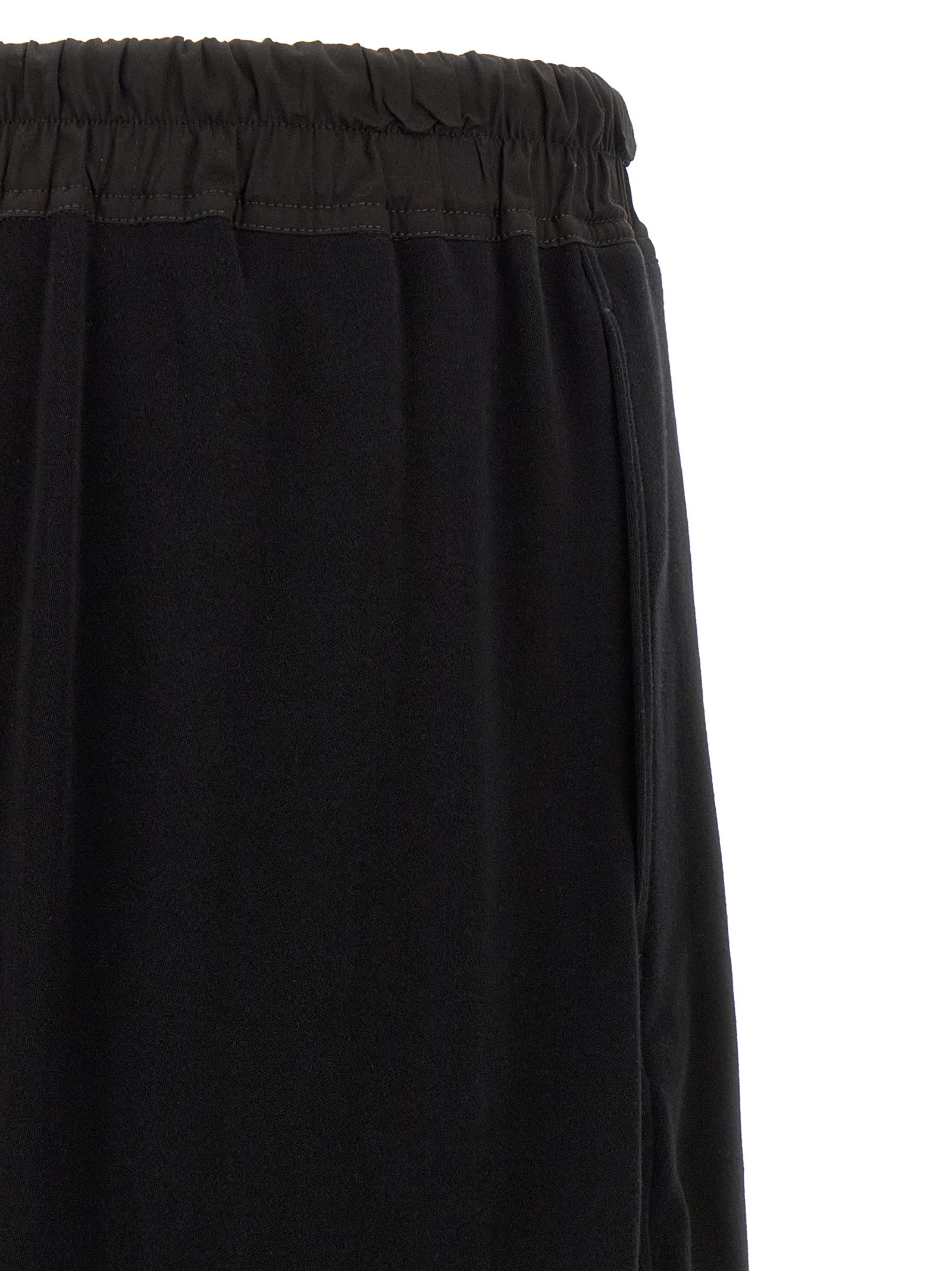 Rick Owens Black Cotton Bermuda Men's Shorts