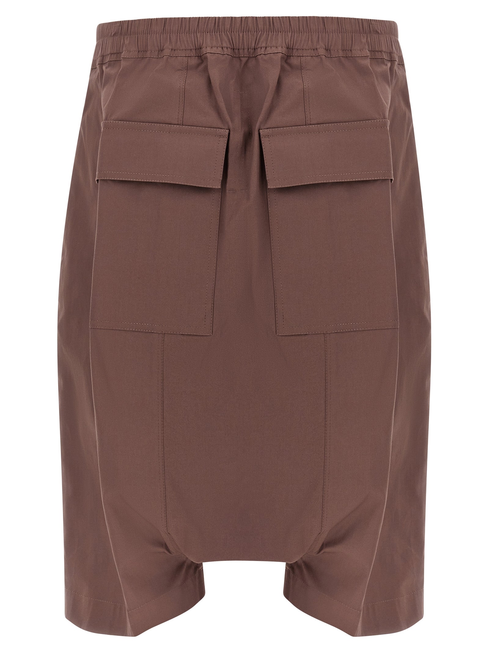 Rick Owens Brown Cotton Bermuda Men's Shorts