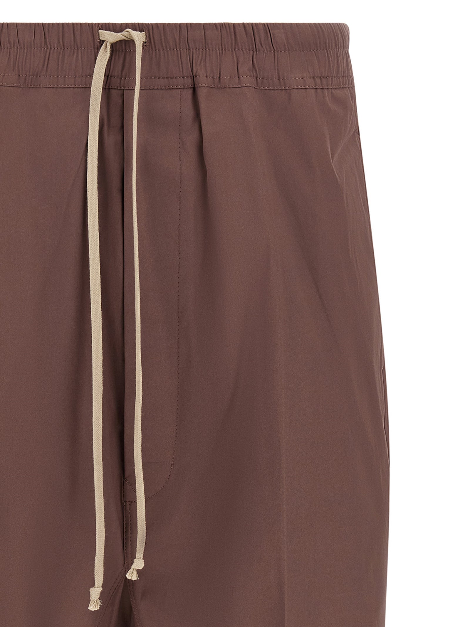 Rick Owens Brown Cotton Bermuda Men's Shorts