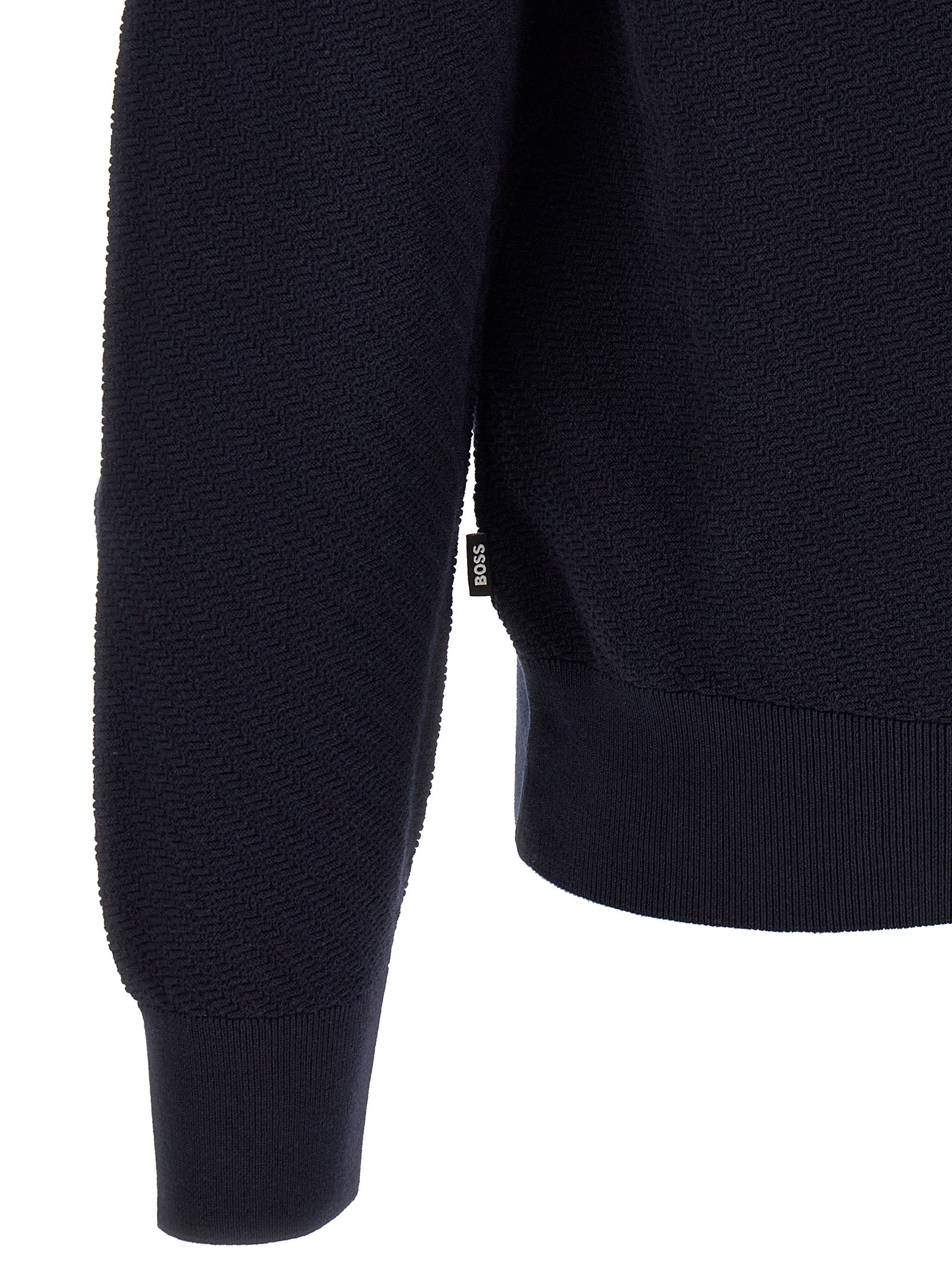 Hugo Boss Blue Cotton Polo Men's Shirt