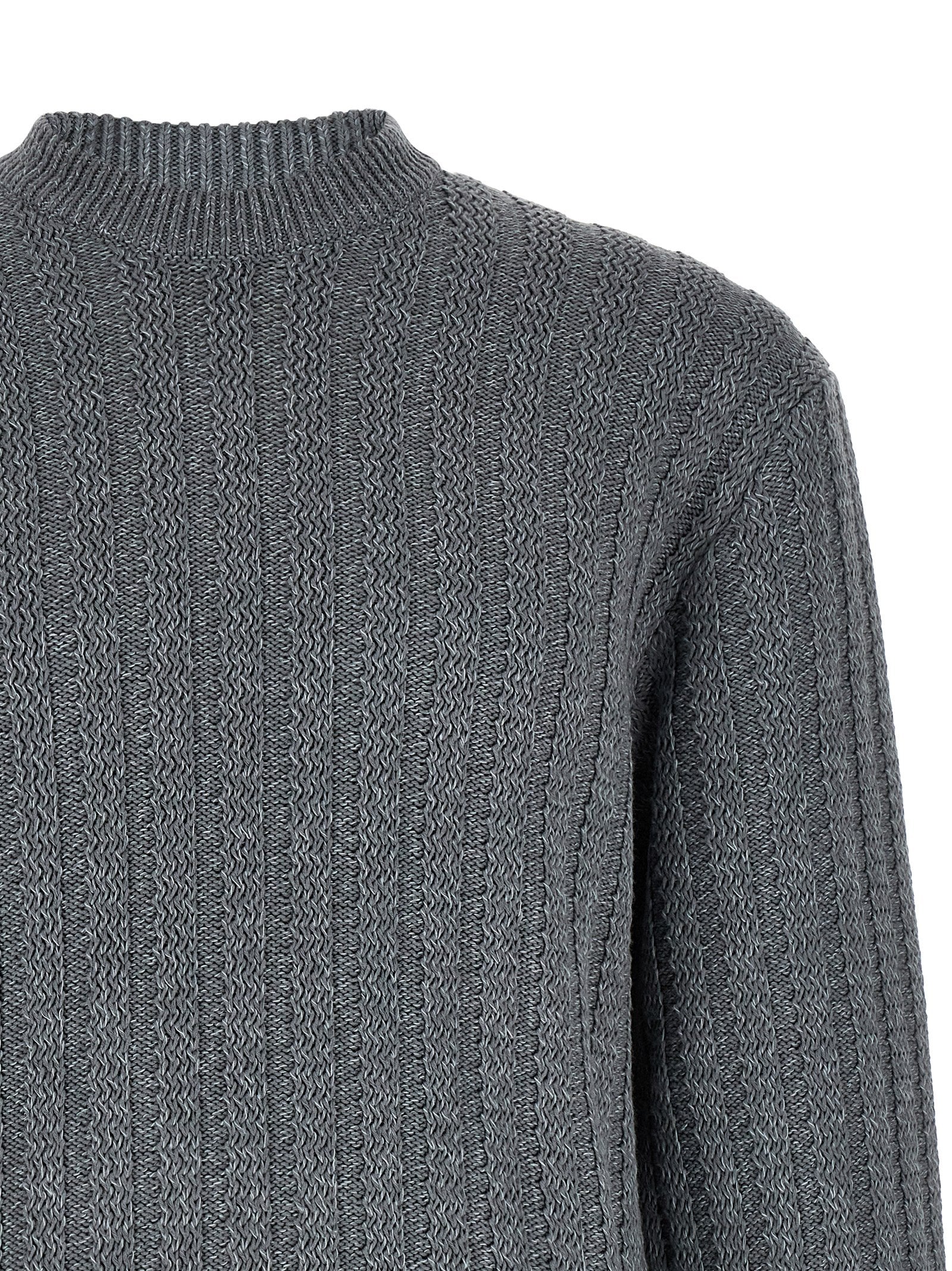 Hugo Boss Gray Cotton Men's Cardigan