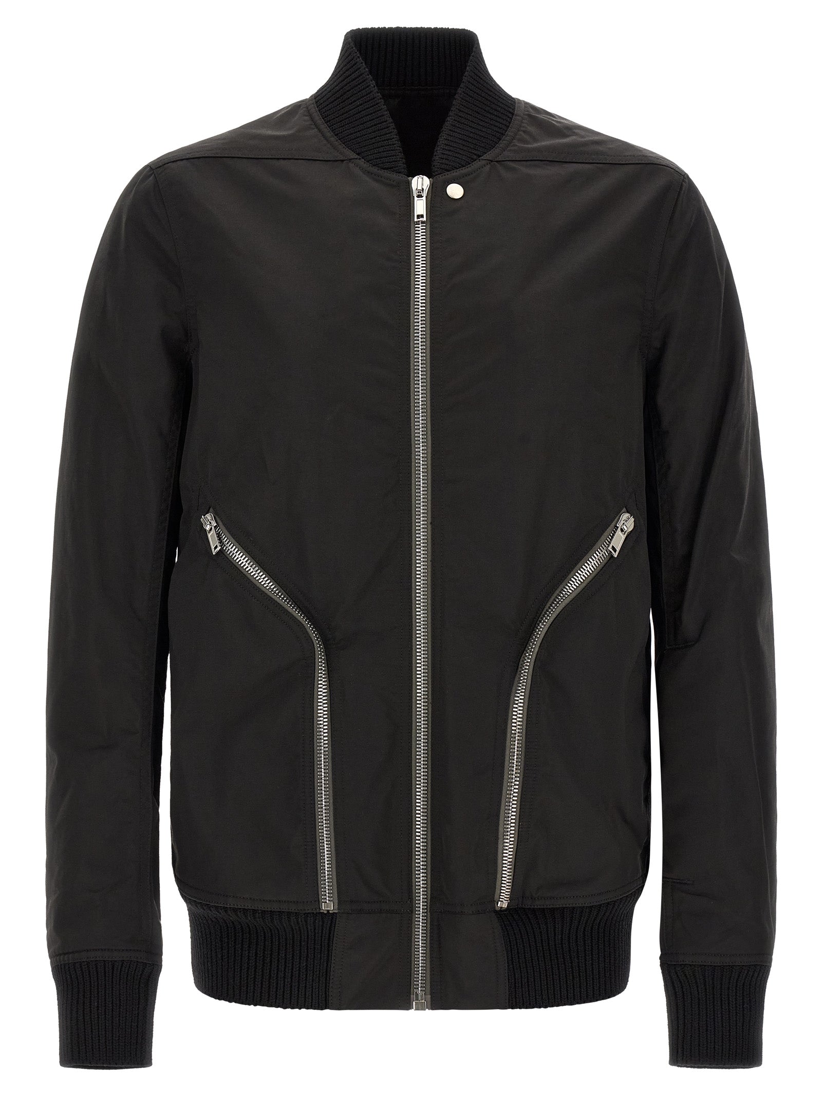Rick Owens Black Nylon Men's Bomber