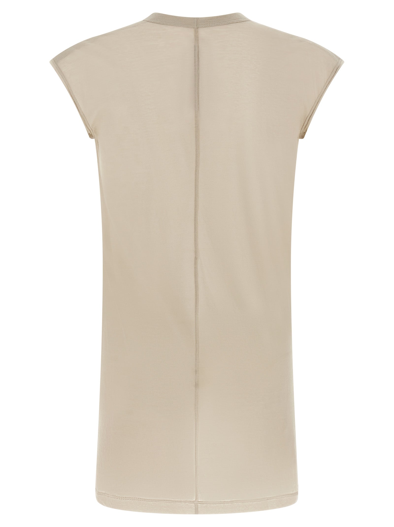 Rick Owens Beige Cotton Men's T-Shirt