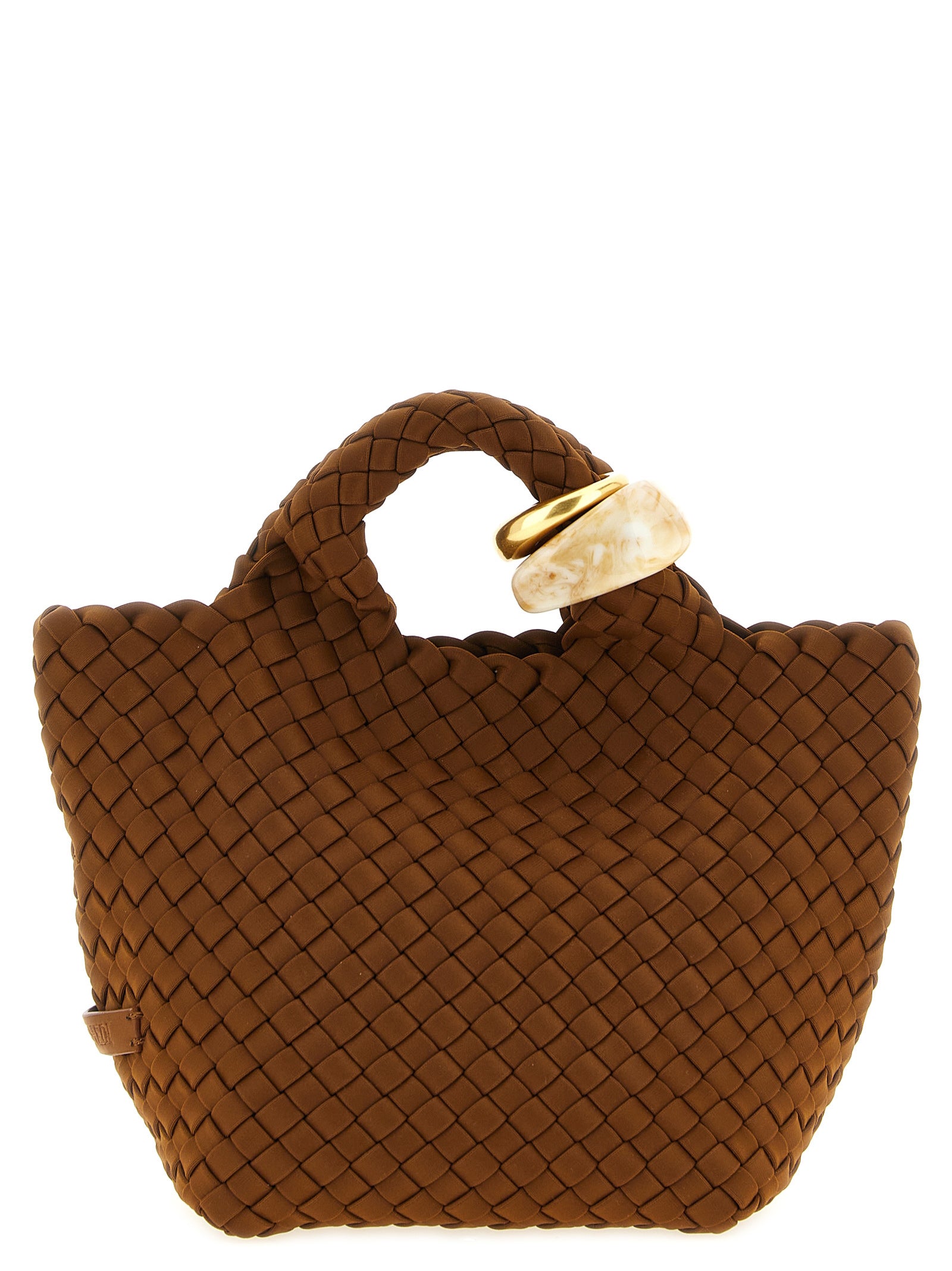 NAGHEDI Brown Nylon Women's Handbag