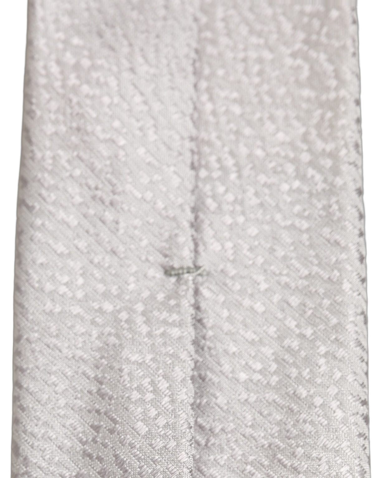Dolce & Gabbana Men Gray 100% Silk Textured Adjustable Men'sd NeckMen's Men's Tie
