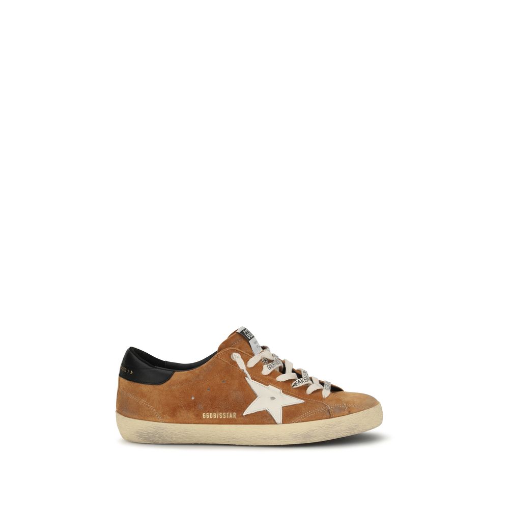 Golden Goose Brown Calf Leather Bos Taurus Low Top Men's Sneakers