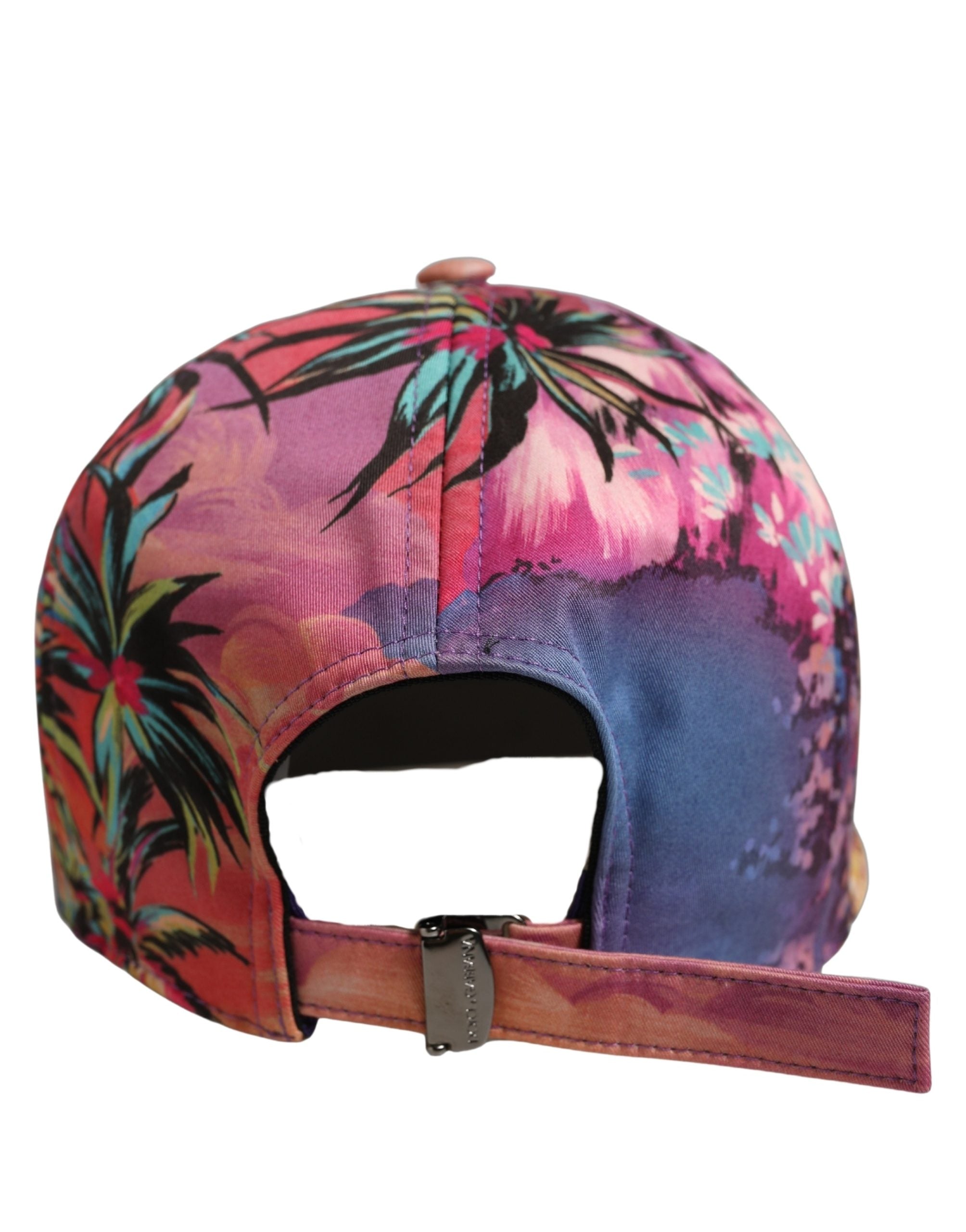 Dolce & Gabbana Multicolor Tropical Themed Baseball Capello Women's Hat