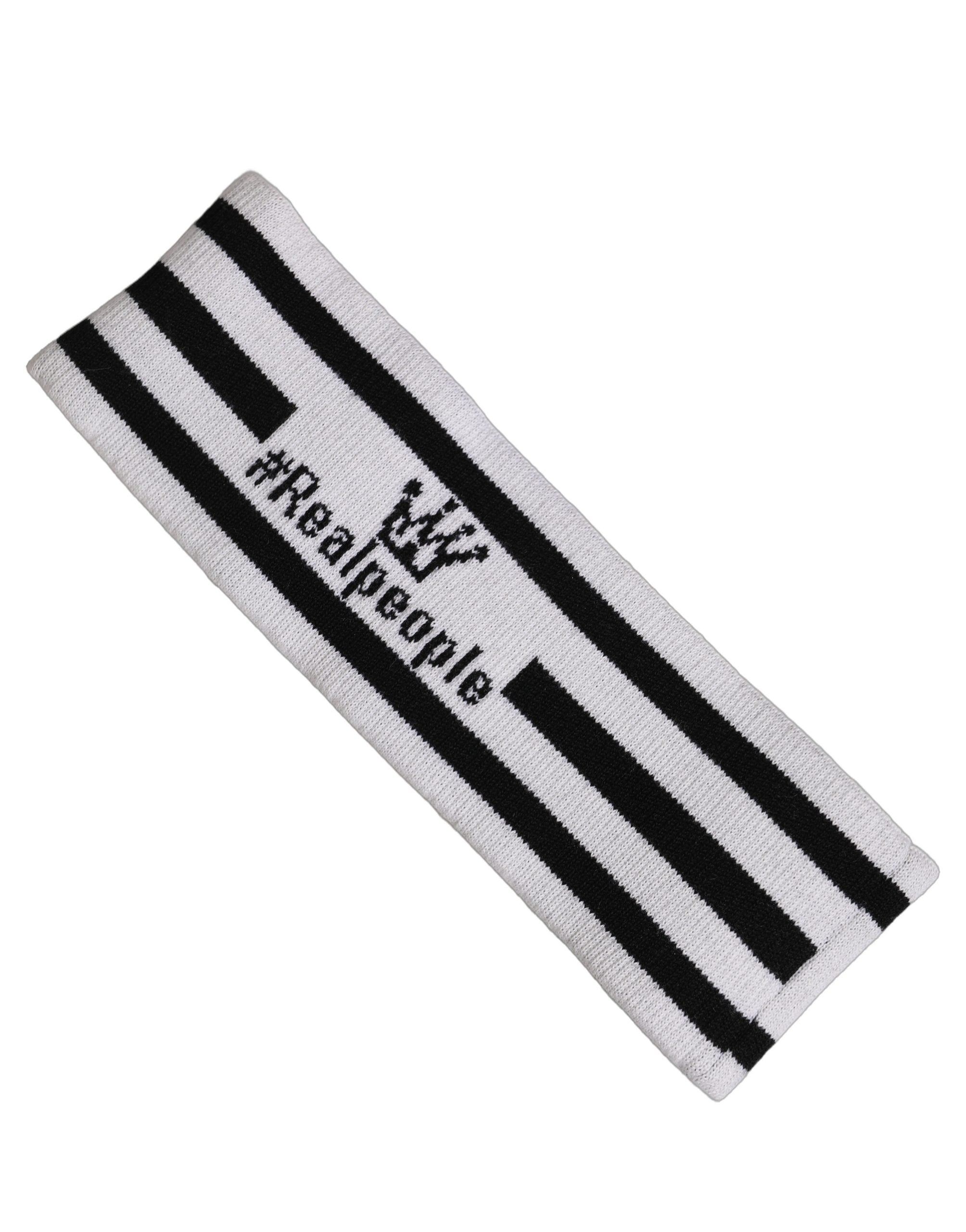 Dolce & Gabbana White Wool Knit #DGmillennials Head Band One Size Women's Hat