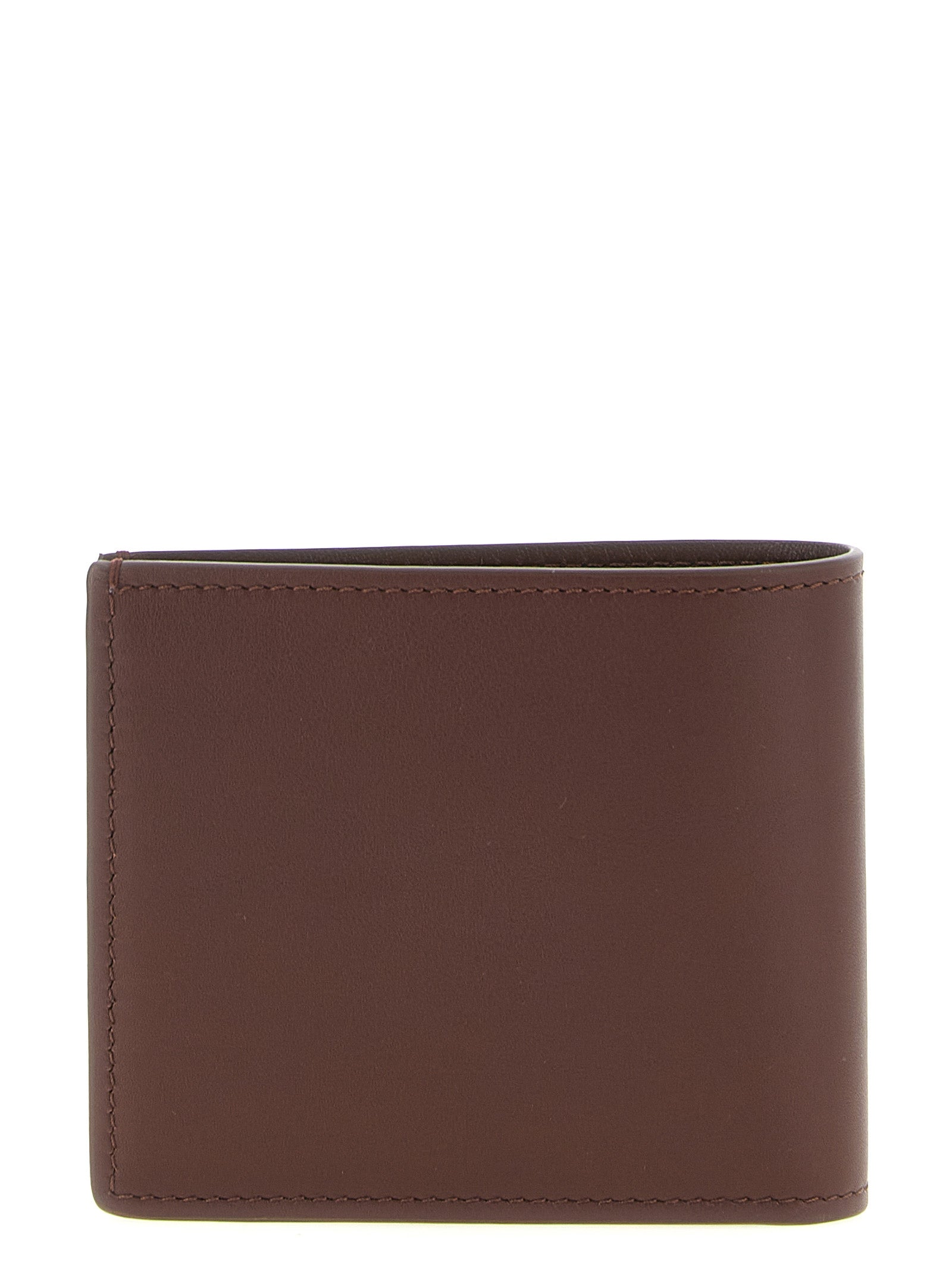 Brunello Cucinelli Brown Calfskin Leather Men's Wallet