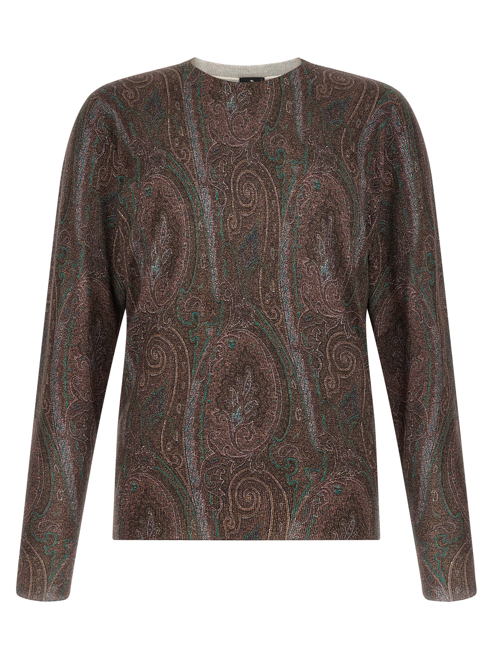 Etro Bordeaux Silk Men's Cardigan