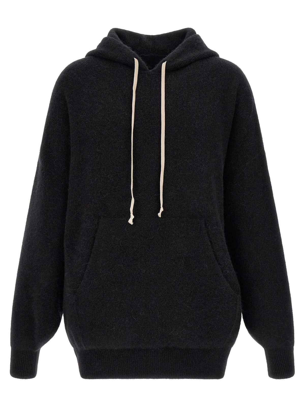 Rick Owens Black Marabou Men's Sweatshirt