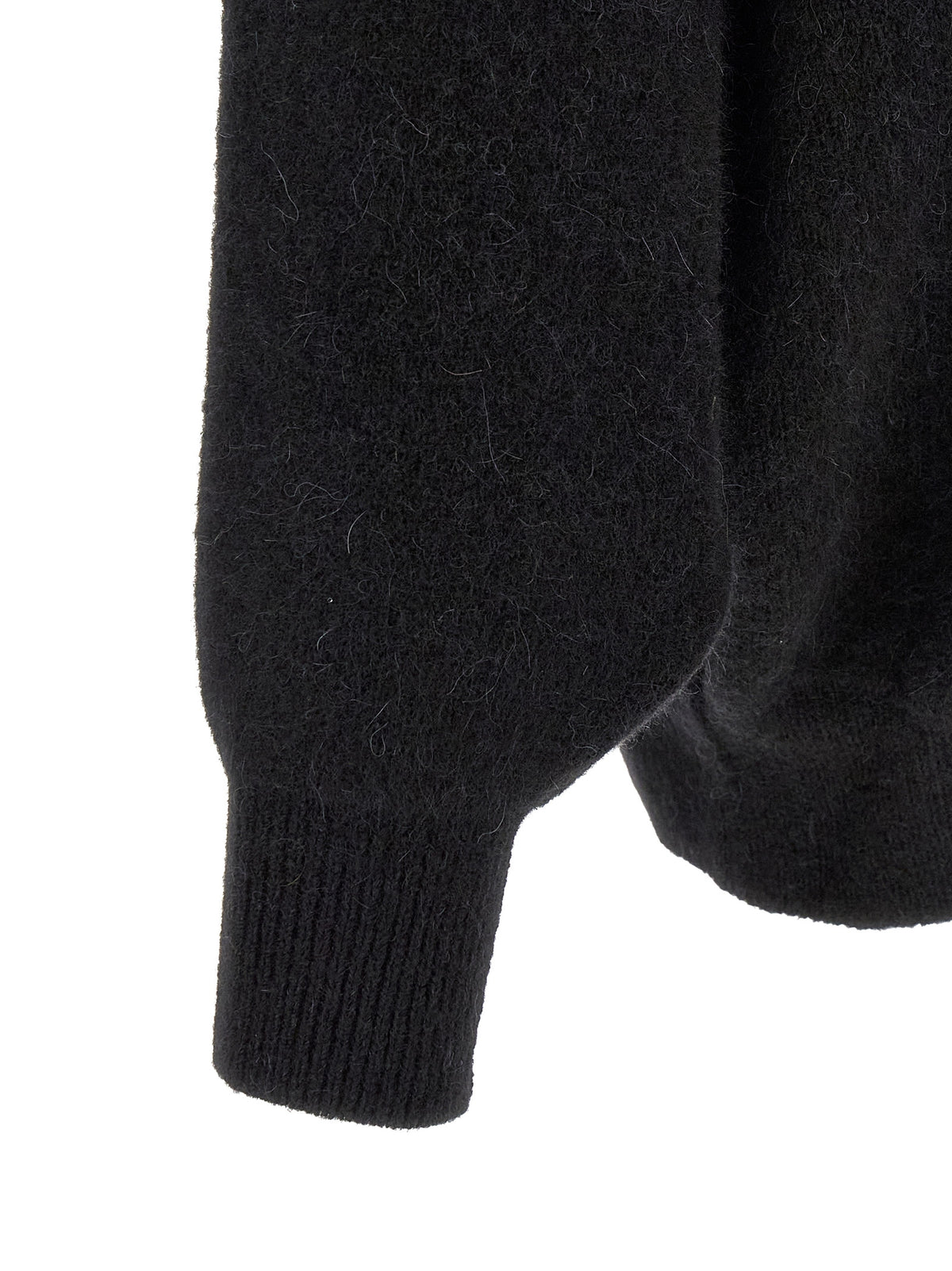 Rick Owens Black Marabou Men's Sweatshirt