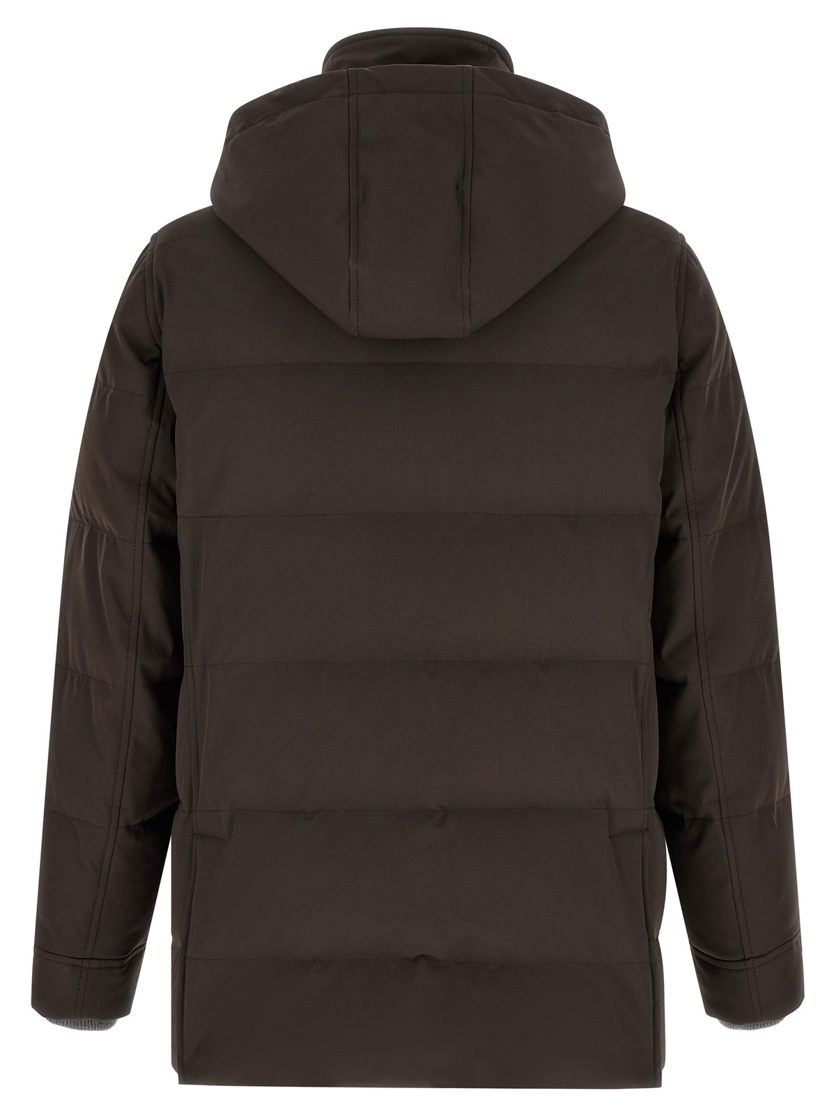 Brunello Cucinelli Brown Polyamide Men's Parka