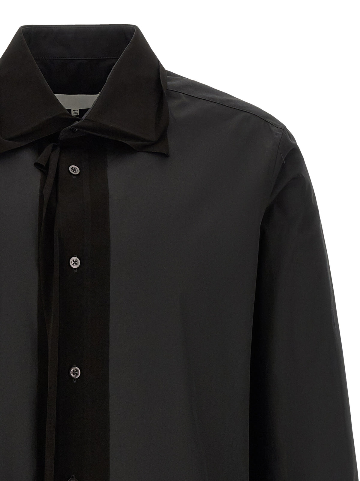 Maison Margiela Black Cotton Men's Blouse