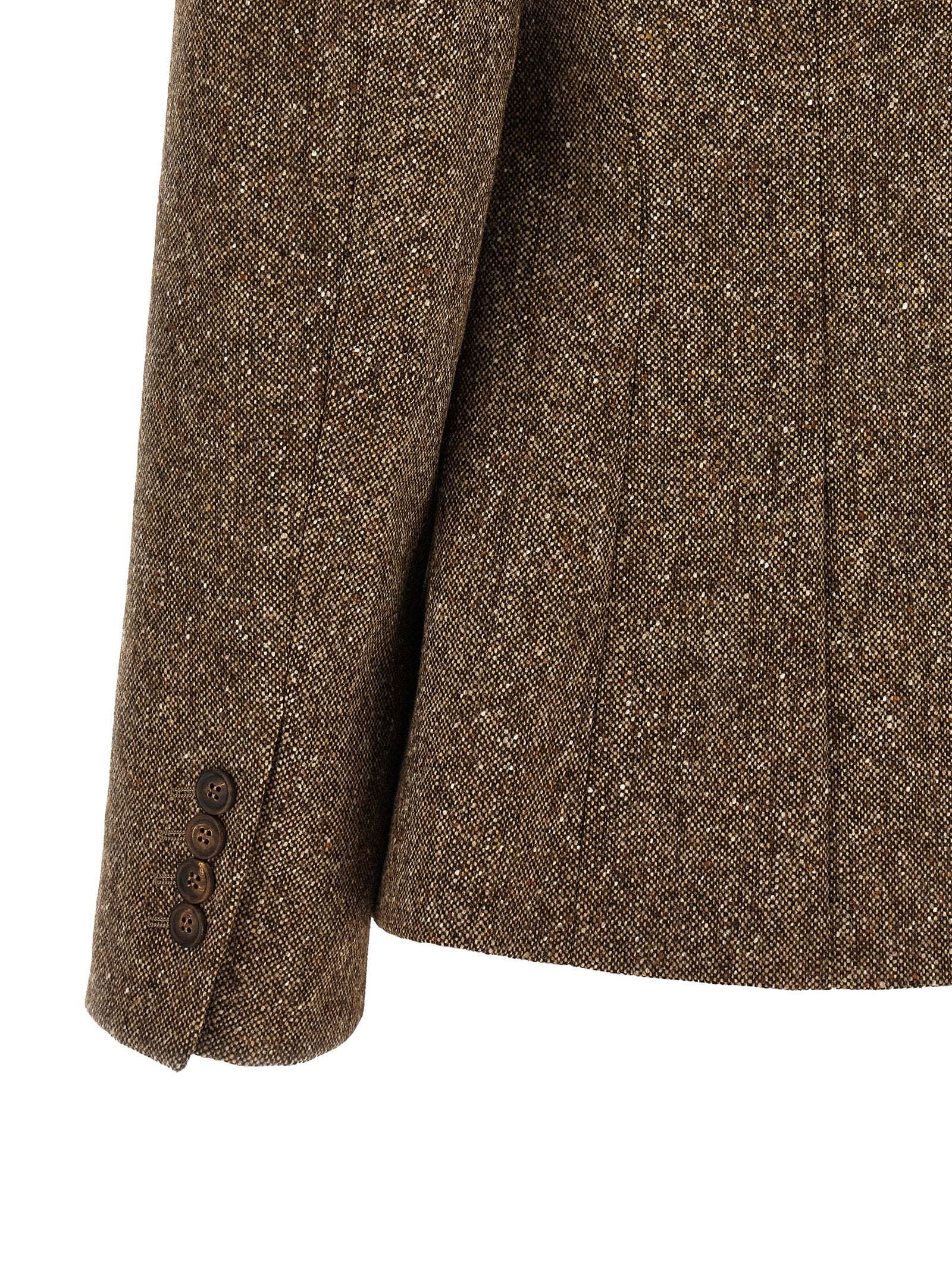 Brunello Cucinelli Brown Virgin Wool Women's Blazer