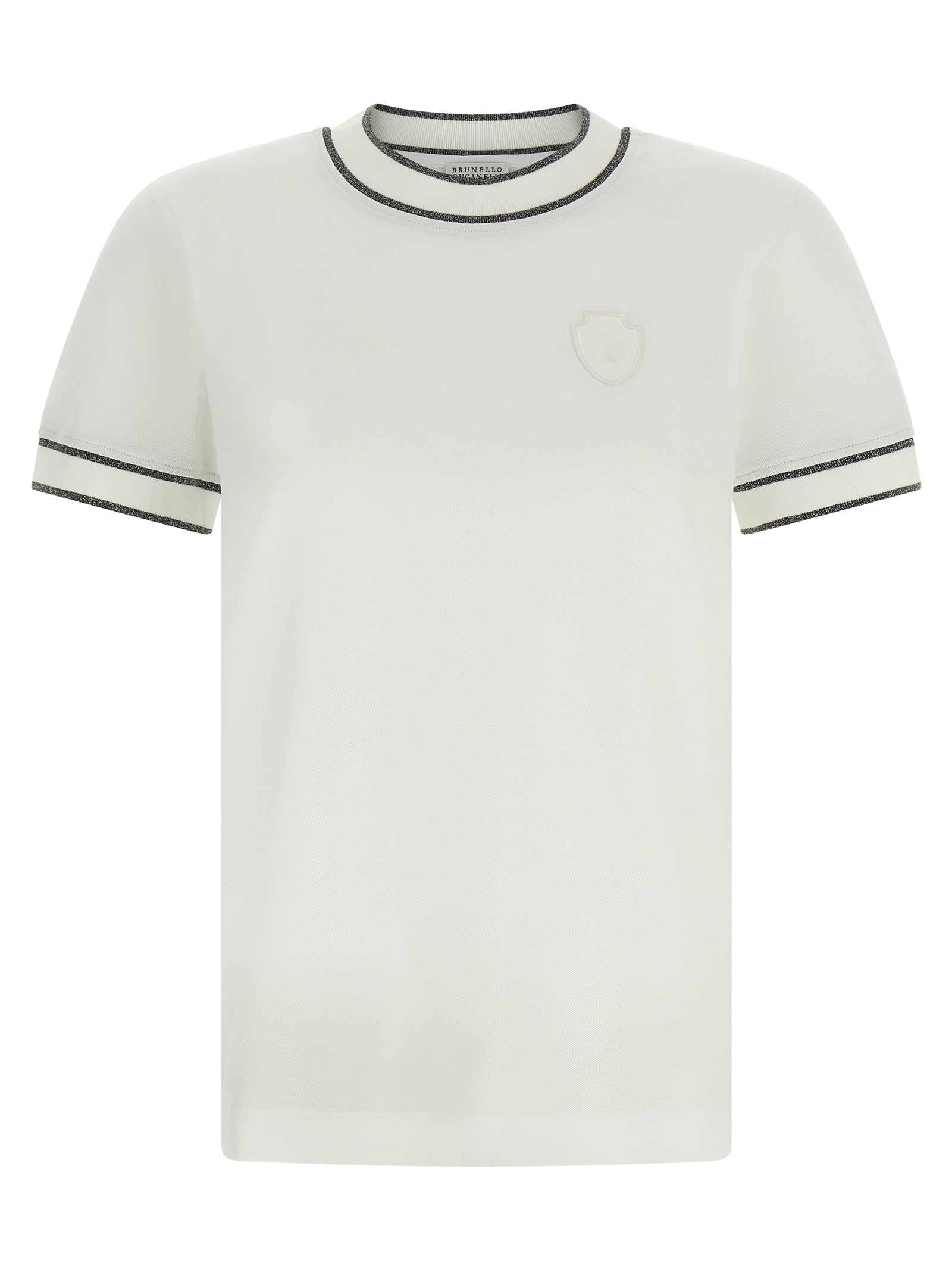 Brunello Cucinelli White Cotton Women's T-Shirt