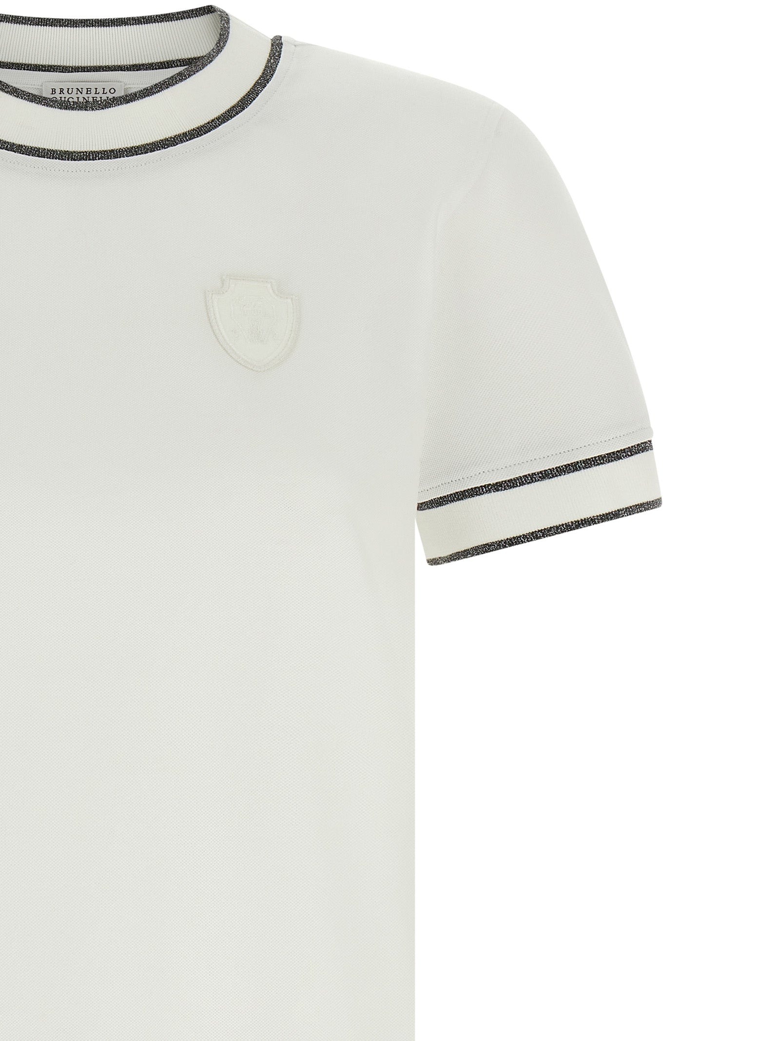 Brunello Cucinelli White Cotton Women's T-Shirt