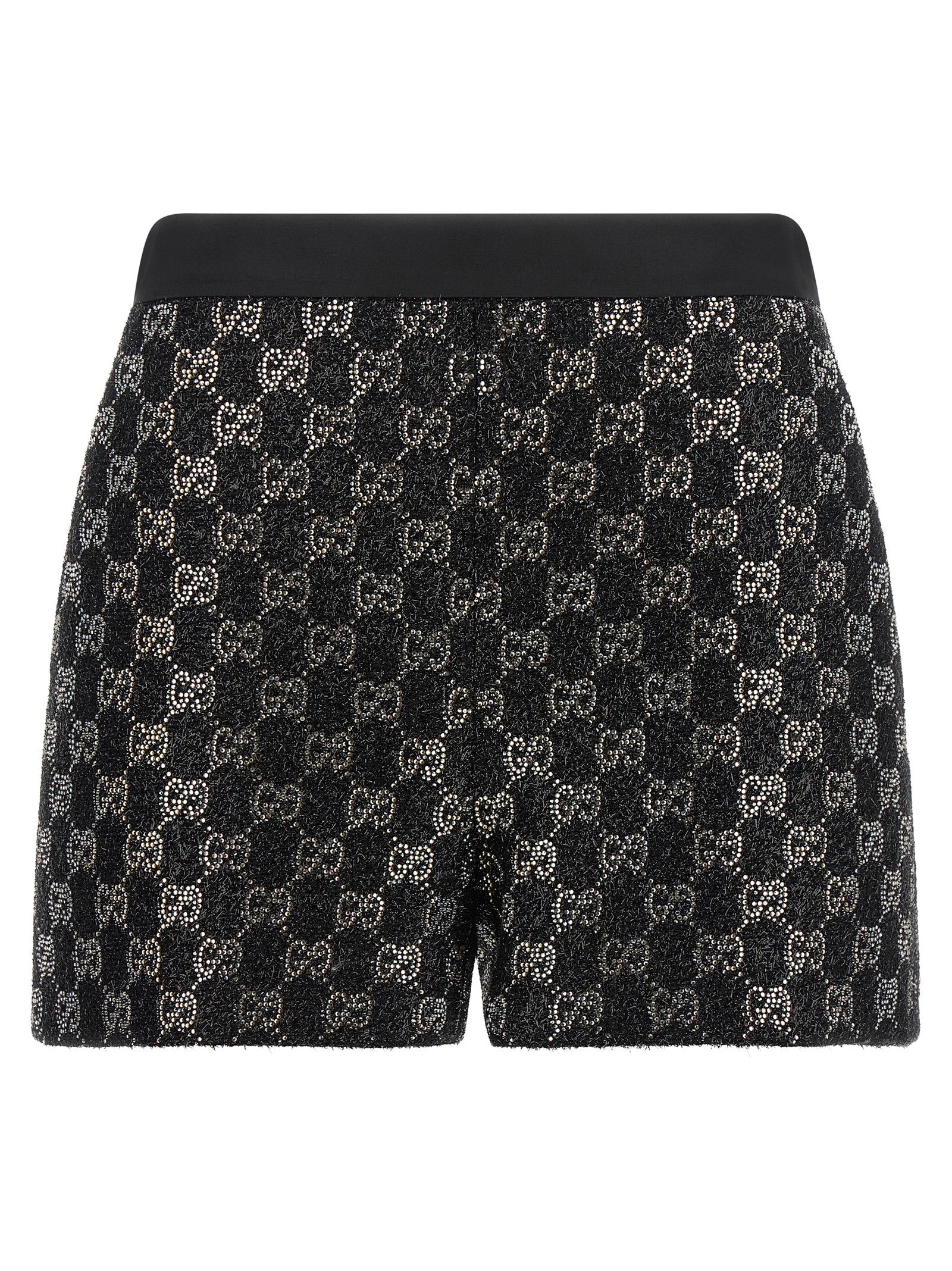 Gucci Black Viscose Short And Mini Women's Shorts