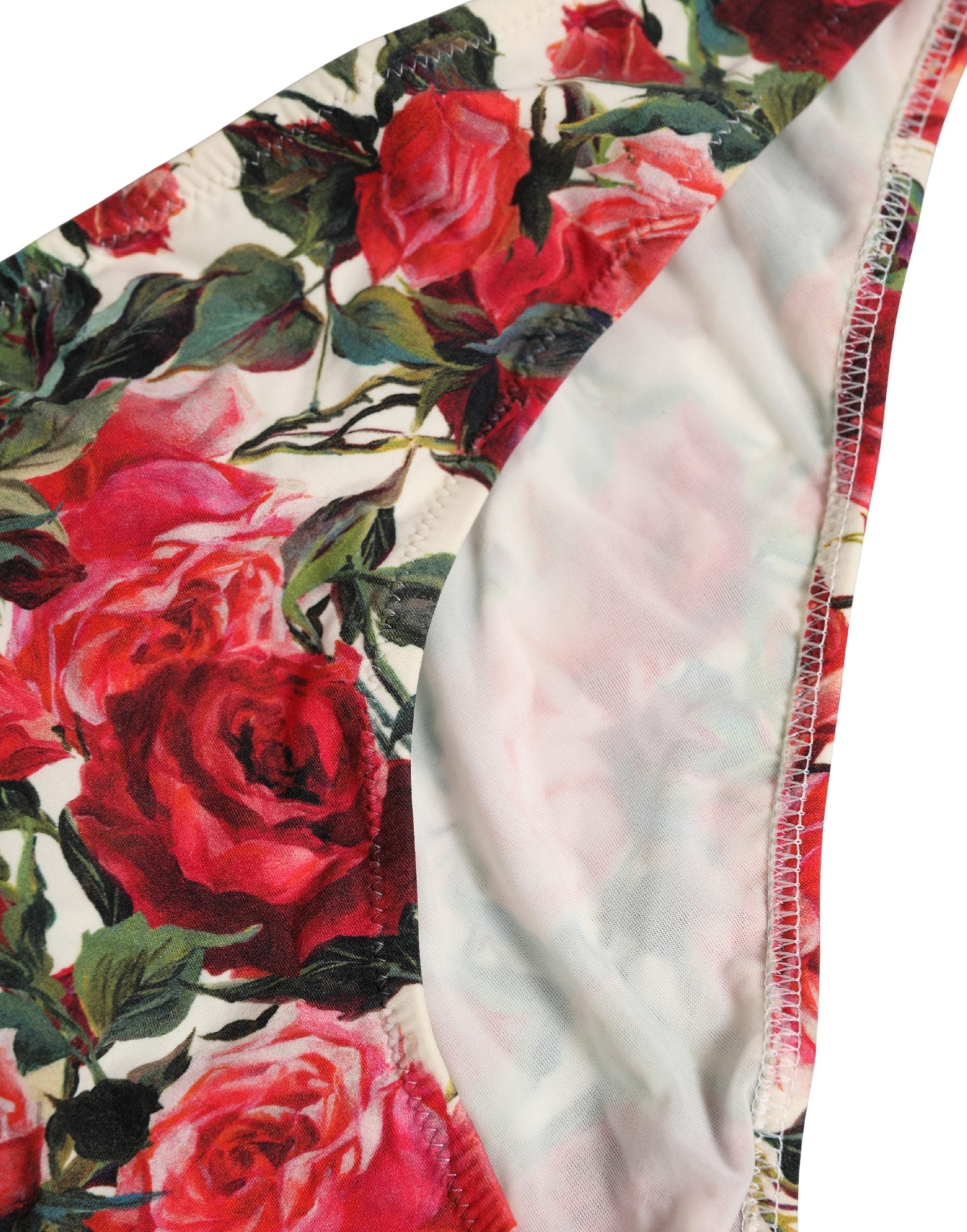 Dolce & Gabbana Multicolor Floral Print Beachwear Bikini Women's Bottom