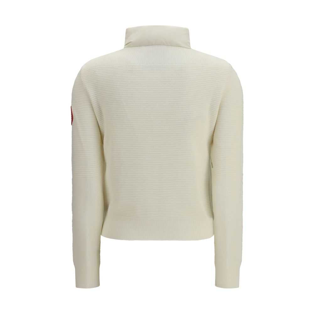 Canada Goose Beige Wool Oves Aries Full-Length Women's Jacket