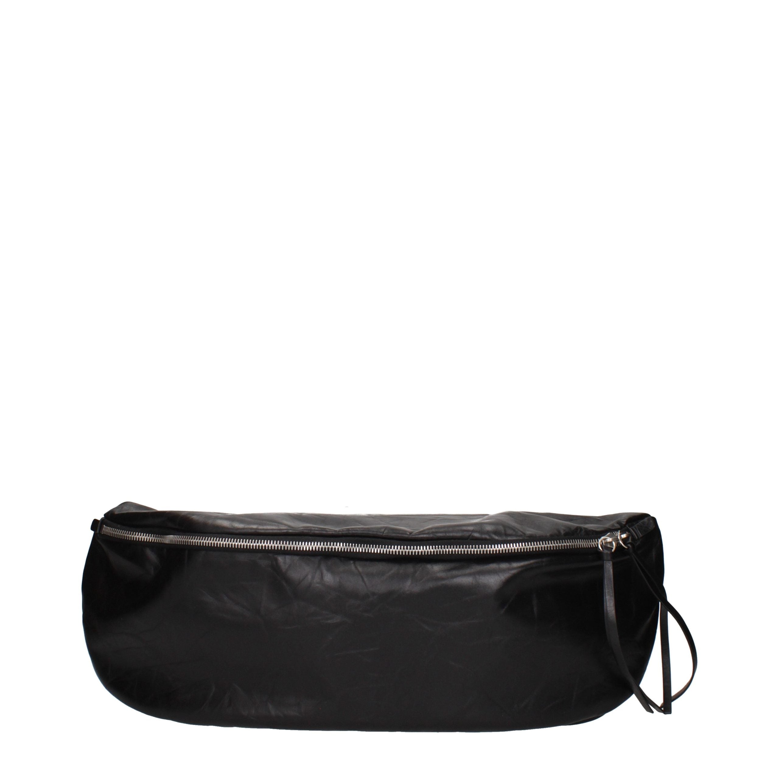 Jil Sander Black Leather Men's Backpack