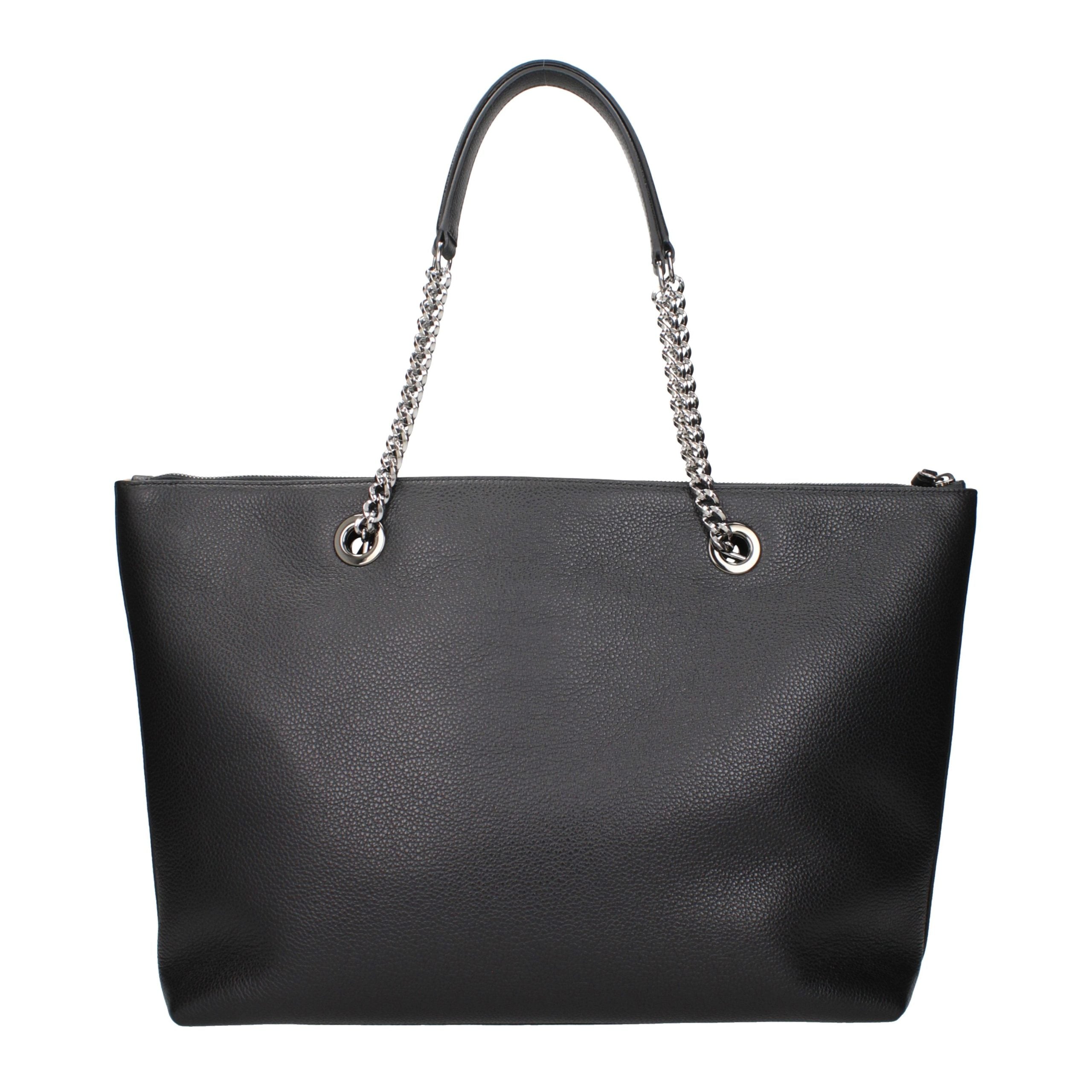 Jimmy Choo Black Leather Shoulder Women's Bag