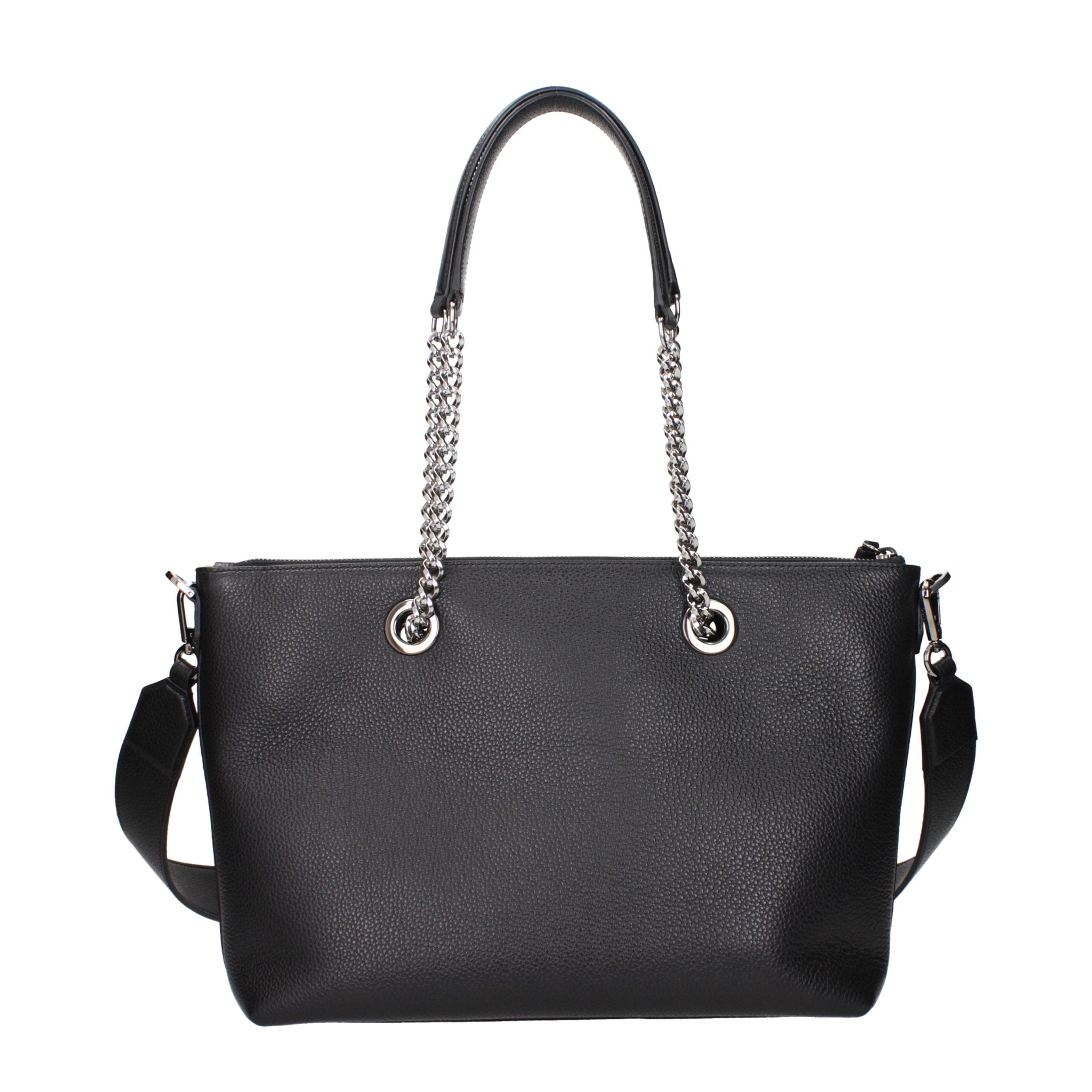 Jimmy Choo Black Leather Shoulder Women's Bag
